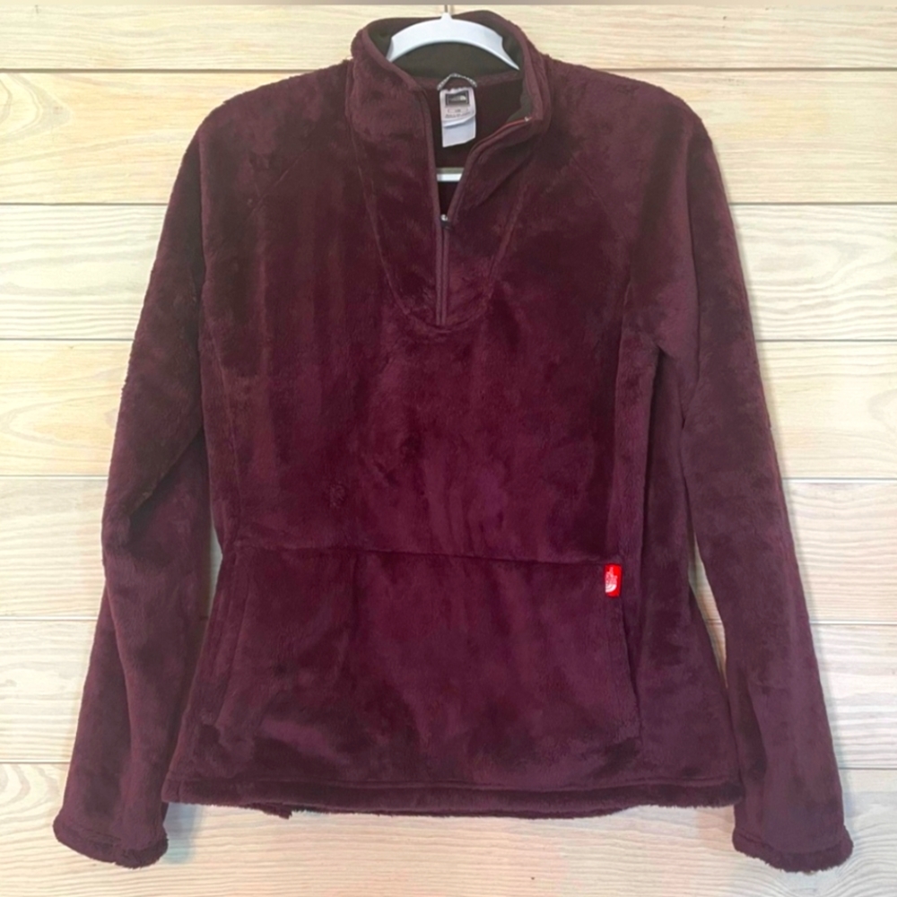 The North Face Fleece Pullover Osito 💜 Purple Plum EUC! Womens Large